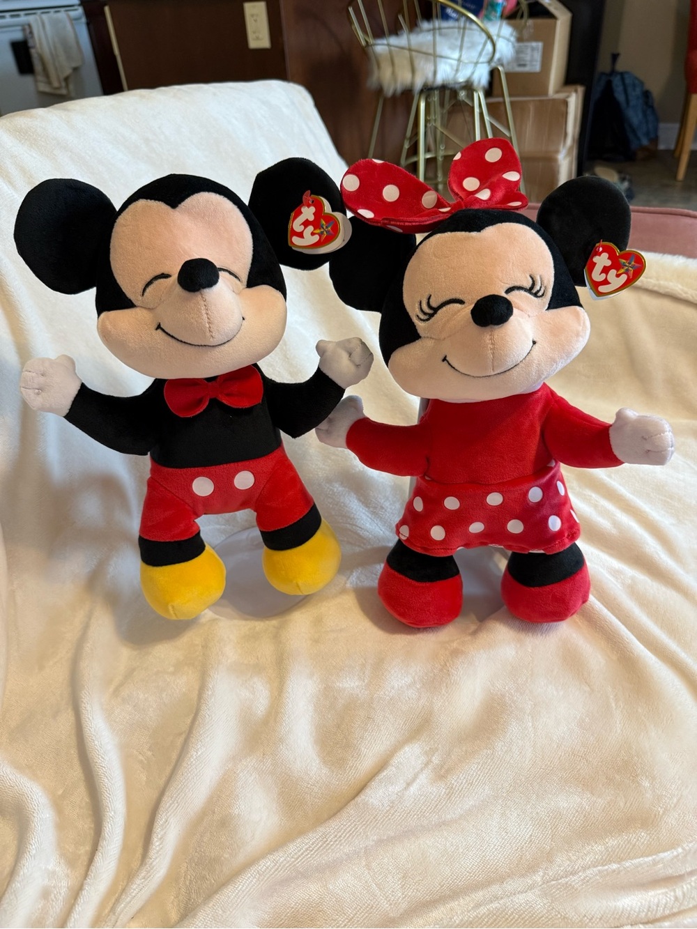 Ty Mickey and Minnie - Beanie Buddies Collection